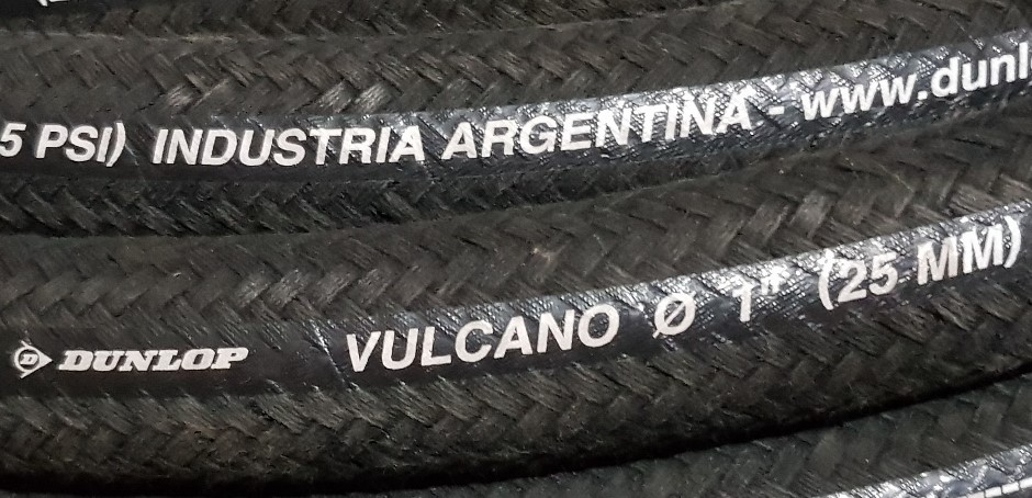 Manguera Goma Vulcano 17Kg/cm2 expelente Dunlop