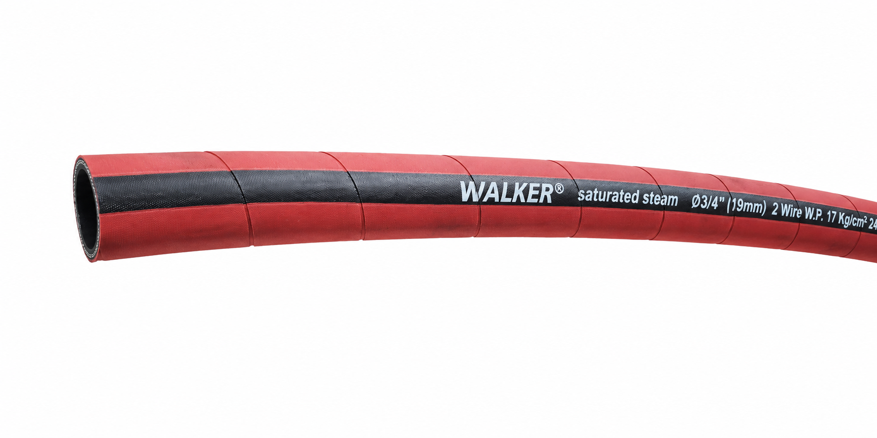 Manguera Goma WALKER® saturated steam 17Kg/cm2 expelente
