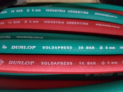 Manguera Goma Soldabitubo 10Kg/cm2 y 20Kg/cm2 expelente Dunlop